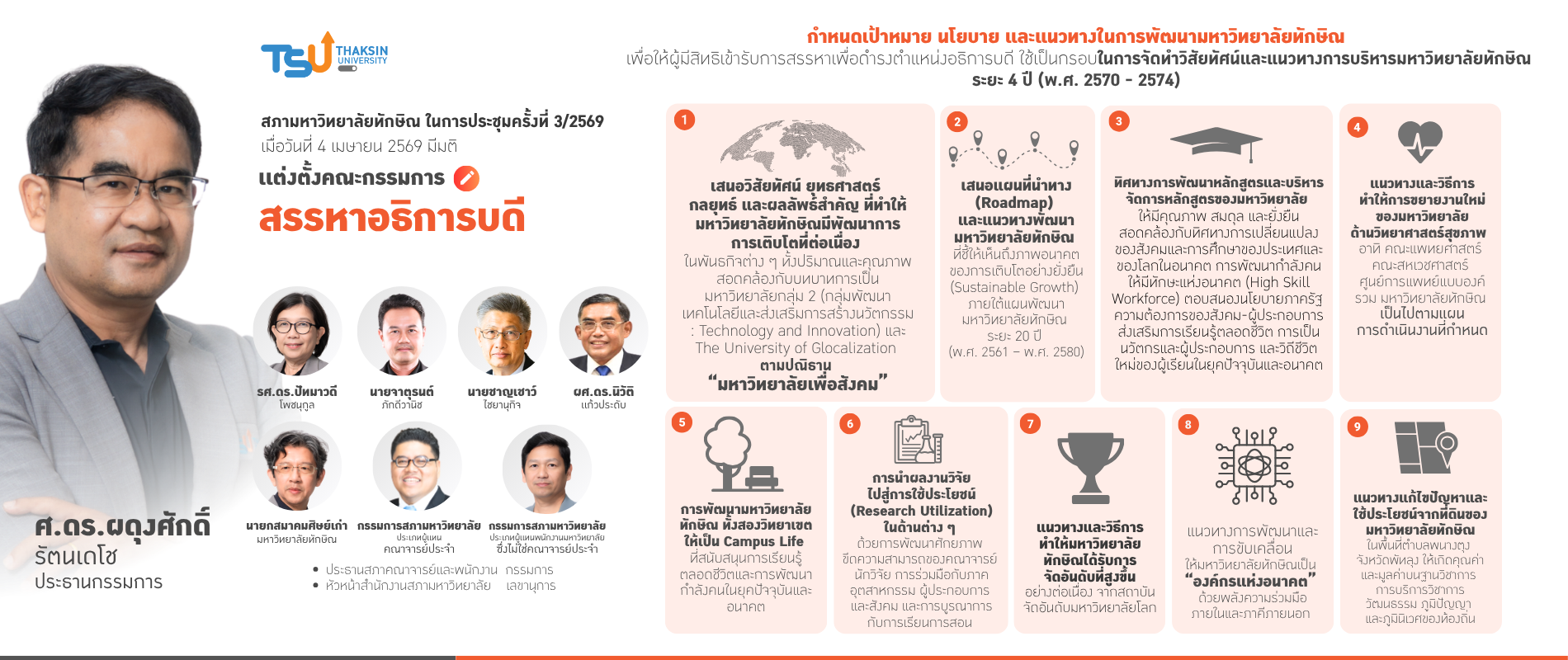 การสรรหาอธิการบดีมหาวิทยาลัยทักษิณ